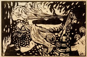 逃れる 作： Wassily Kandinsky
